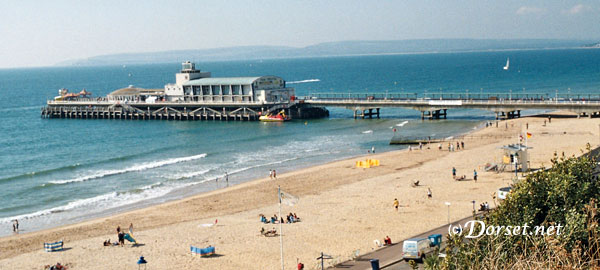Bournemouth Pier and Beach view